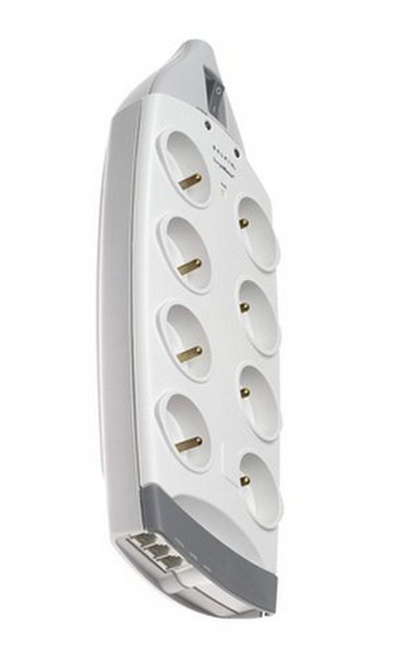 Belkin B2E019FR2M 8AC outlet(s) 4m Weiß Spannungsschutz