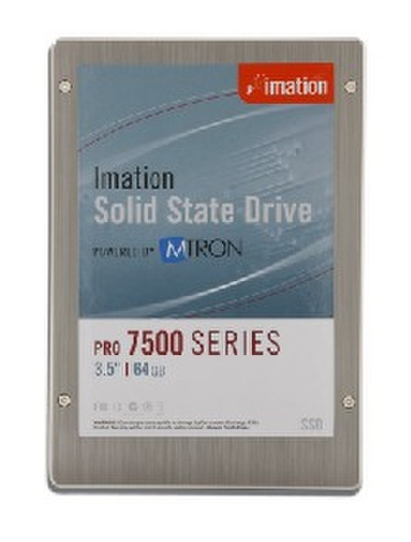 Imation SSD 3.5 SATA 64GB PRO-7500 Serial ATA solid state drive