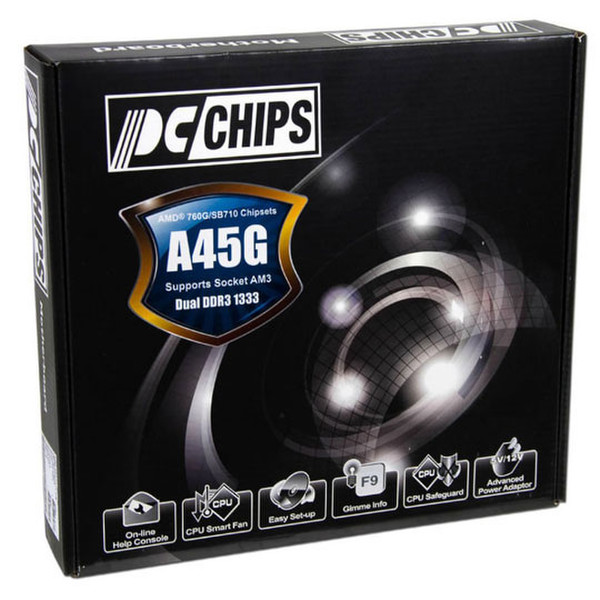 PC CHIPS PCA45G AMD 760G Разъем AM3