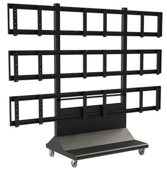 NEC 100013265 Flat panel Multimedia stand Black multimedia cart/stand