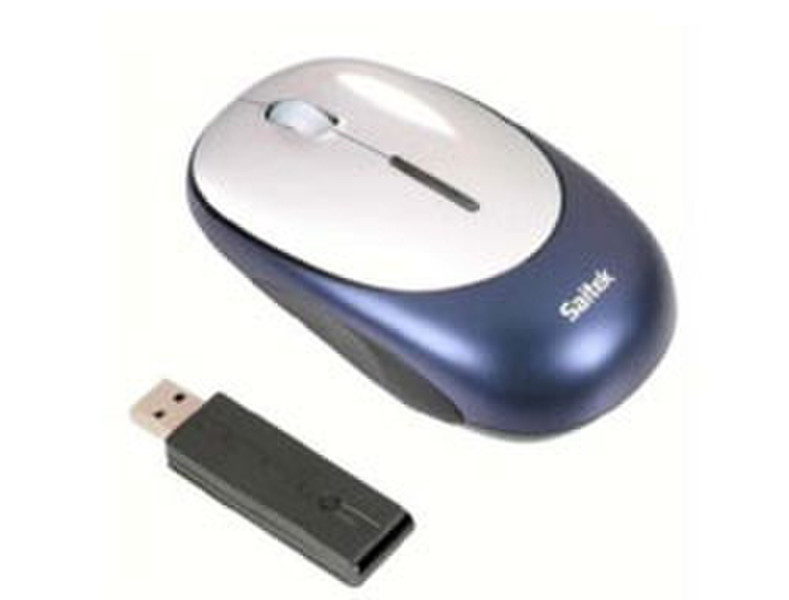 Saitek M100Z Wireless Laser Mouse Беспроводной RF Лазерный 800dpi Синий компьютерная мышь
