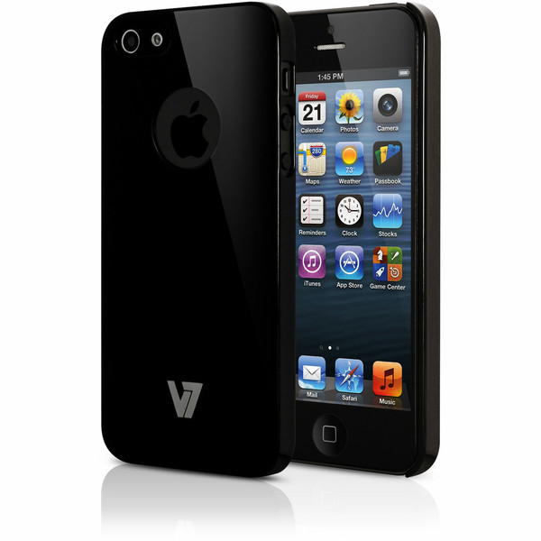 V7 High Gloss Case für iPhone 5s | iPhone 5 schwarz