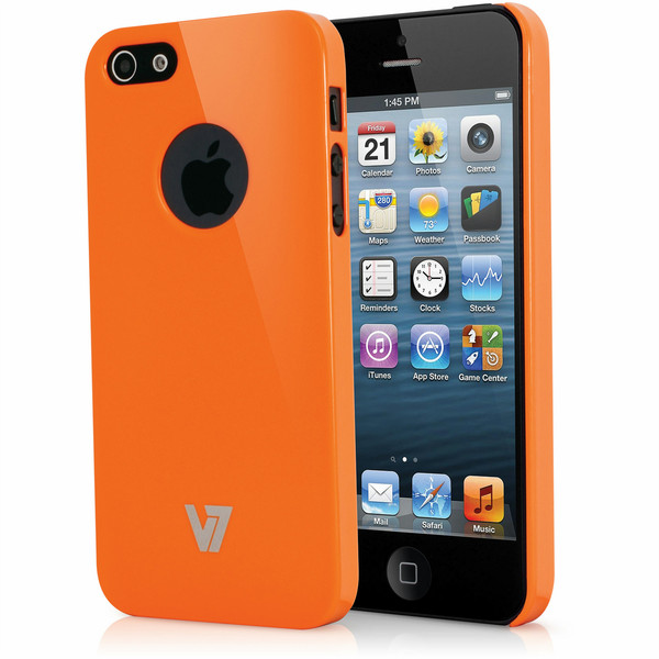 V7 High Gloss Case für iPhone 5s | iPhone 5 orange
