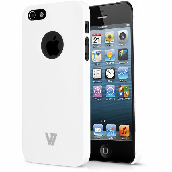 V7 High Gloss Case für iPhone 5s | iPhone 5 weiss