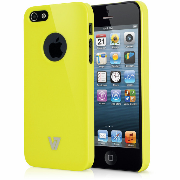 V7 High Gloss Shield Case für iPhone 5 gelb