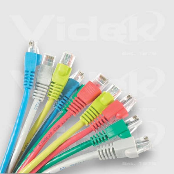 Videk Cat6 UTP Patch Cable Red 8m 8м Красный сетевой кабель