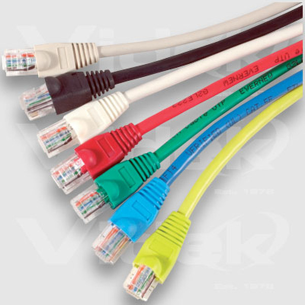 Videk Booted Cat5e UTP Patch Cable White 30Mtr 30m White networking cable