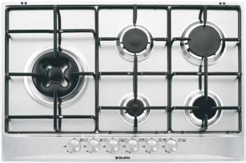 Glem GT851IX built-in Gas Stainless steel hob