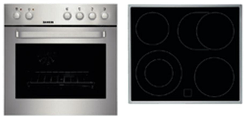 Zanker ZKHS 52866 X Electric oven cooking appliances set