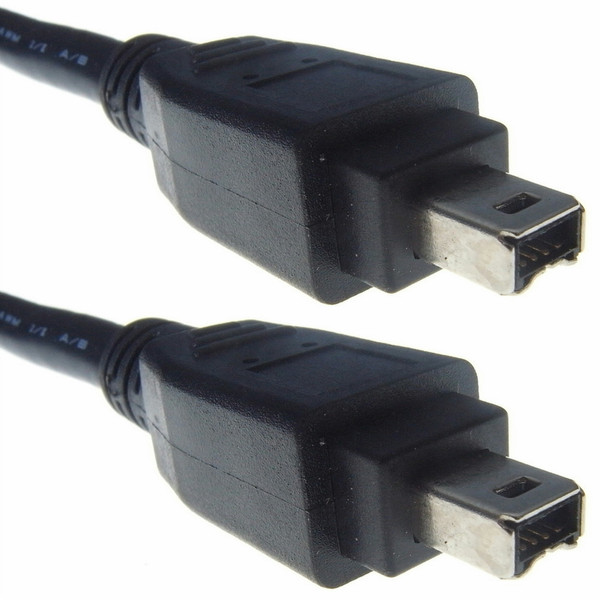 Computer Gear 26-0800 2m 4-p 4-p Black firewire cable