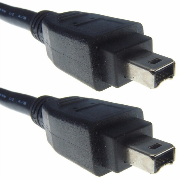 Computer Gear 26-0802 4.5m 4-p 4-p Black firewire cable