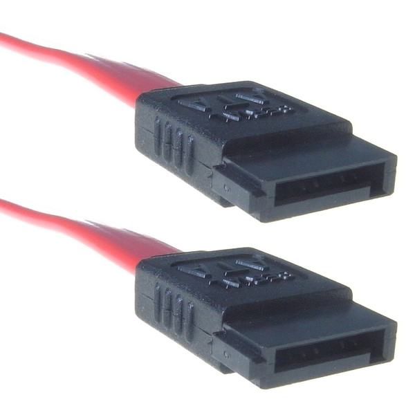 Computer Gear 26-1000 1m Schwarz, Rot SATA-Kabel