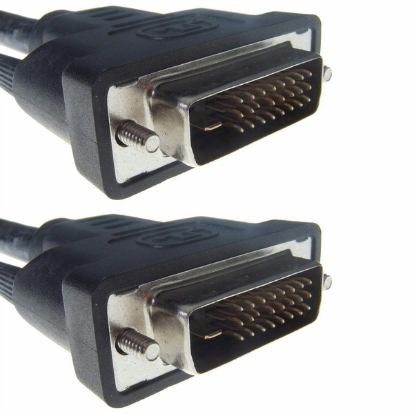 Computer Gear 26-1652 2m DVI-D DVI-D Black DVI cable
