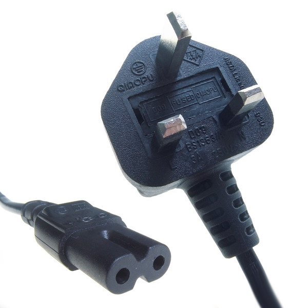 Computer Gear 5m UK / C7 5m C7 coupler BS 1363 Black