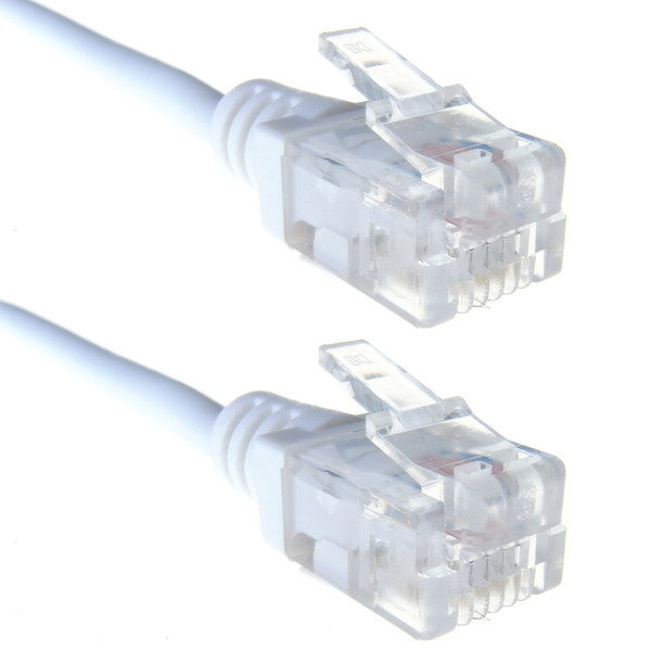 Computer Gear 30-0006 2m White telephony cable