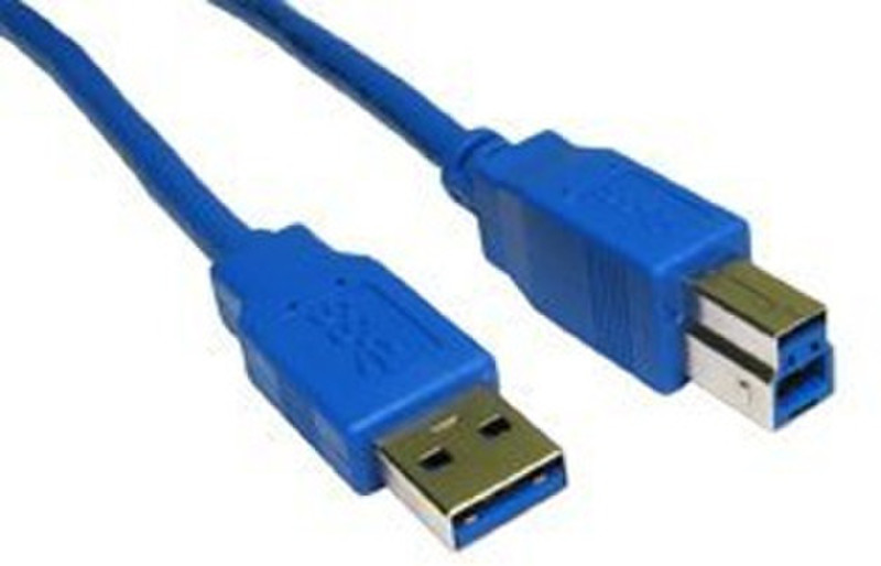 Max Value 1m USB 3.0 1м USB A USB B Синий