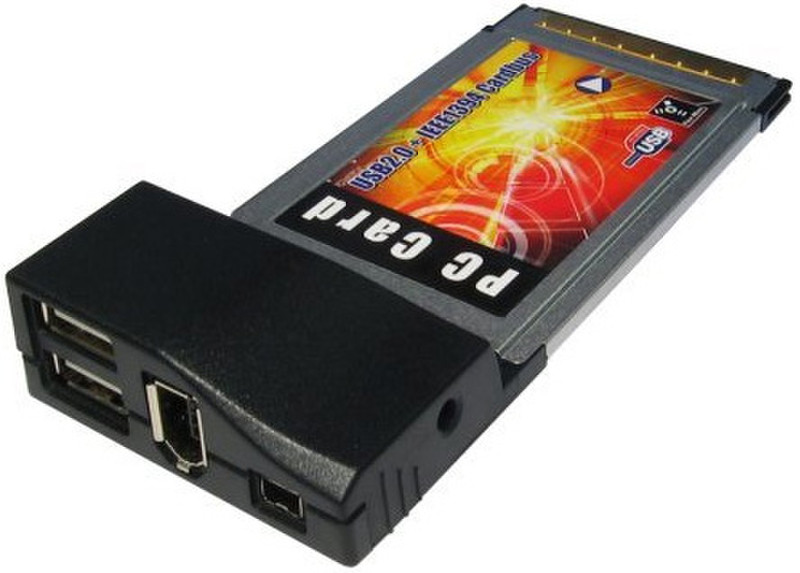 Max Value MV42321 Внутренний IEEE 1394/Firewire,USB 2.0 интерфейсная карта/адаптер