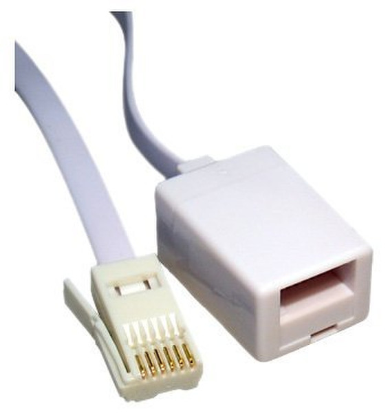 Max Value 3m BT 3m White telephony cable