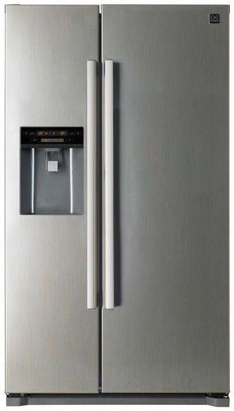 Daewoo FPN-X22D5VS freestanding 549L A+ Stainless steel side-by-side refrigerator