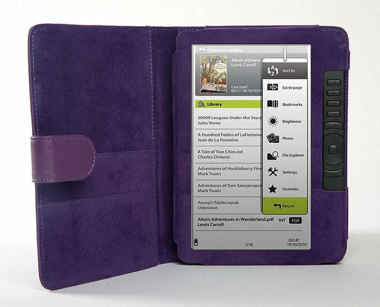 DistriRead C008LA Cover Lilac e-book reader case