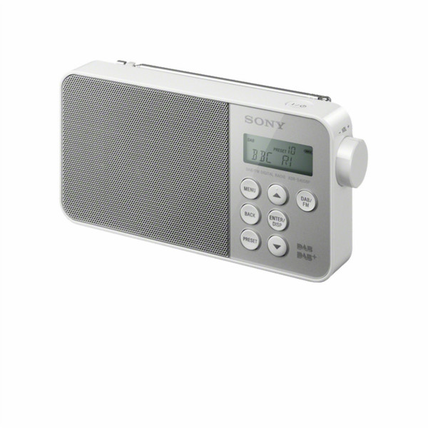 Sony XDR-S40 Портативный Цифровой Белый радиоприемник