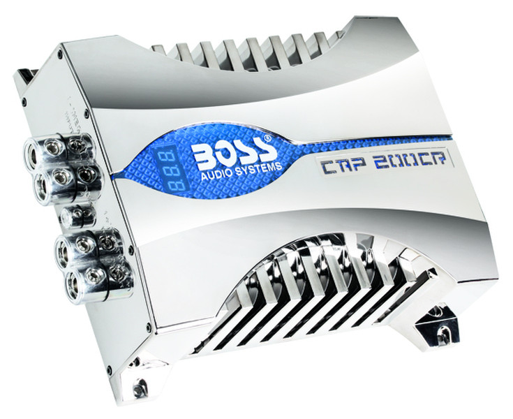 Boss Audio Systems CAP200CR Planar Schwarz, Chrom Kondensator