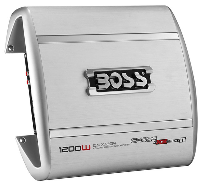 Boss Audio Systems CXX1204 4.0 Auto Verkabelt Silber Audioverstärker