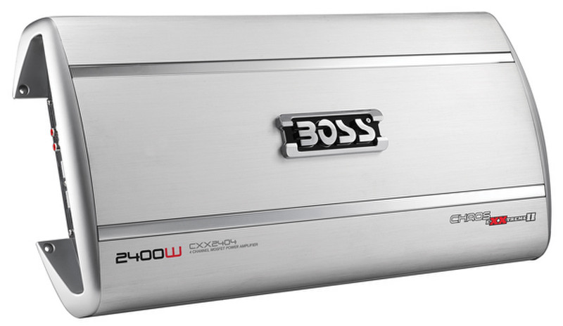 Boss Audio Systems CXX2404 4.0 Автомобиль Проводная Cеребряный усилитель звуковой частоты