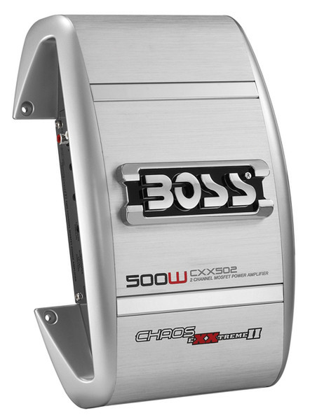Boss Audio Systems CXX502 2.0 Auto Verkabelt Silber Audioverstärker