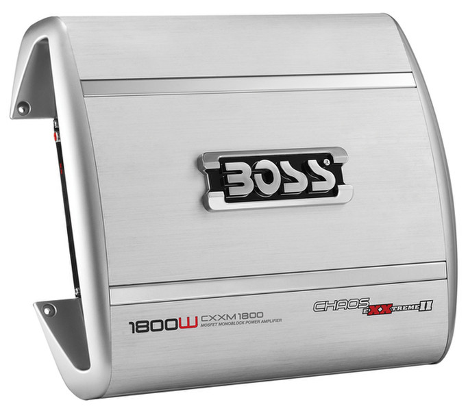 Boss Audio Systems CXXM1800 1.0 Автомобиль Проводная Cеребряный усилитель звуковой частоты