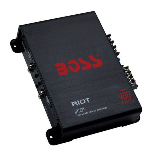 Boss Audio Systems R1004 4.0 Проводная Черный усилитель звуковой частоты