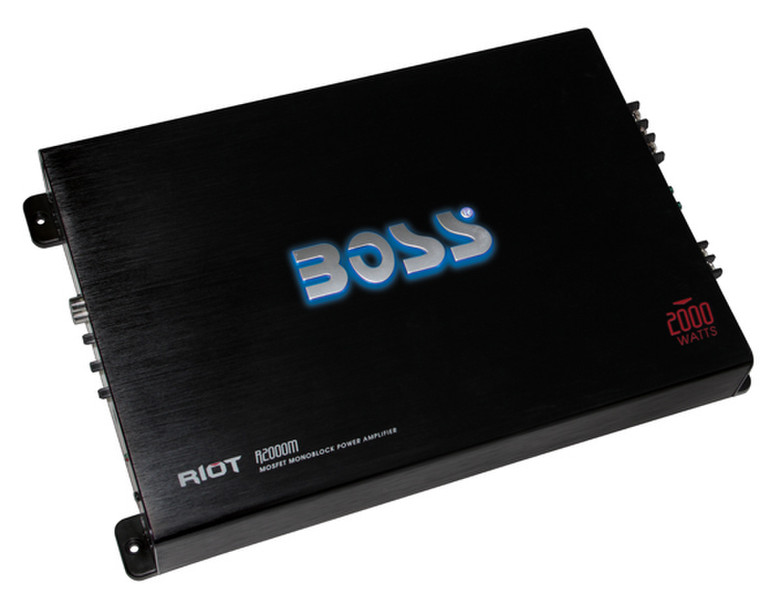 Boss Audio Systems R2000M 1.0 Автомобиль Проводная Черный усилитель звуковой частоты