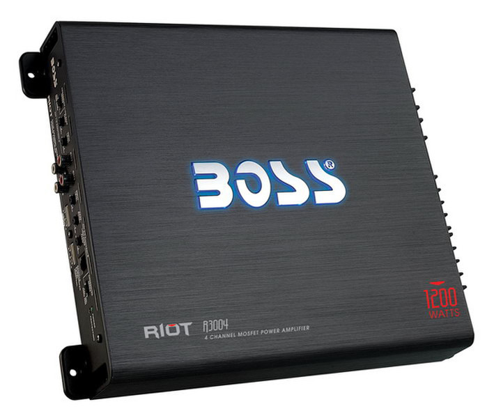 Boss Audio Systems R3004 4.0 Auto Verkabelt Schwarz Audioverstärker
