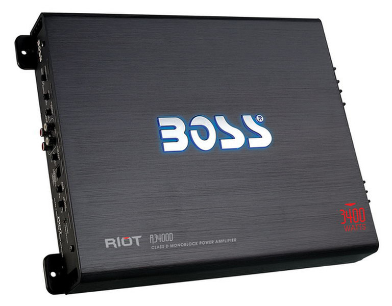 Boss Audio Systems R3400D 1.0 Автомобиль Проводная Черный усилитель звуковой частоты