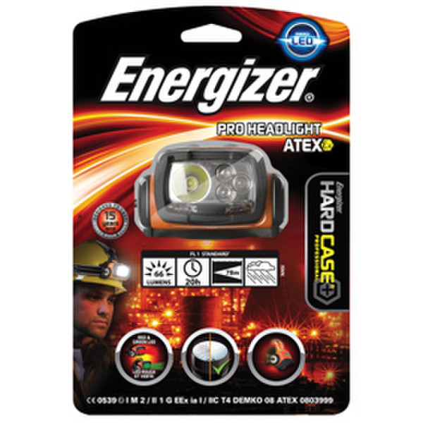 Energizer ENATEX Фонарь налобный LED Красный электрический фонарь