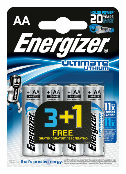 Energizer ENLITHIUMAA4SO батарейки