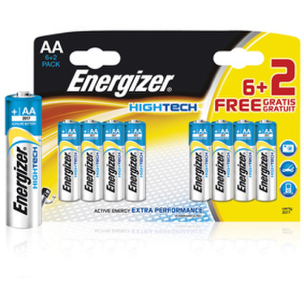 Energizer ENULTIMATEAAP8 Щелочной 1.5В батарейки