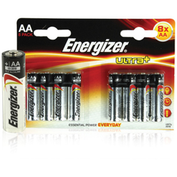 Energizer ENULTRAAP8 Щелочной 1.5В батарейки