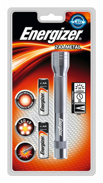 Energizer ENVALUET06 Hand-Blinklicht LED Grau Taschenlampe