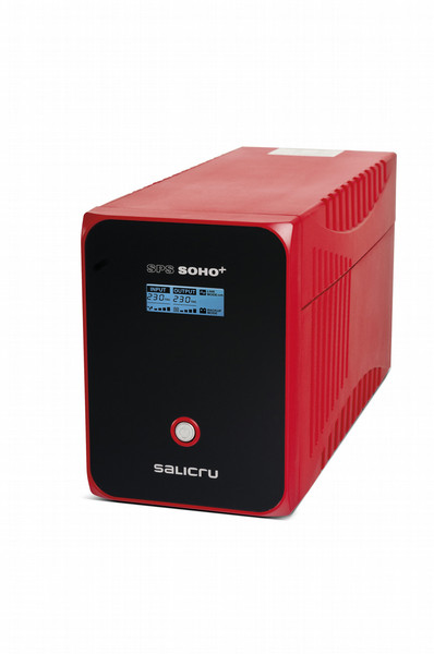 Salicru SPS SOHO+ 1400VA 3AC outlet(s) Compact Black,Red uninterruptible power supply (UPS)
