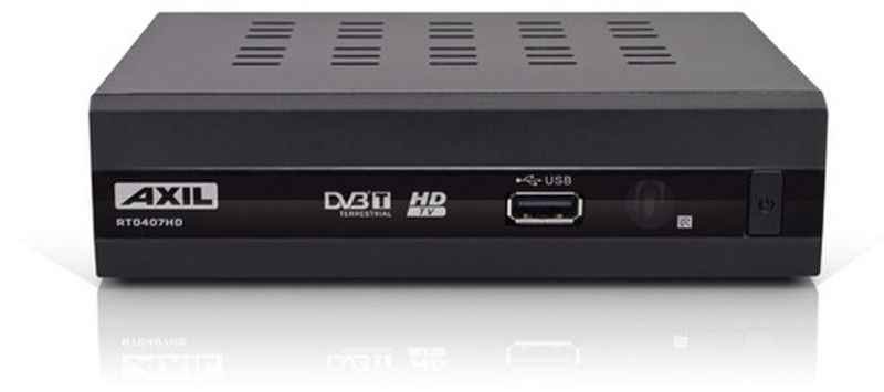 Engel Axil RT0407HD Terrestrial Full HD Black TV set-top box