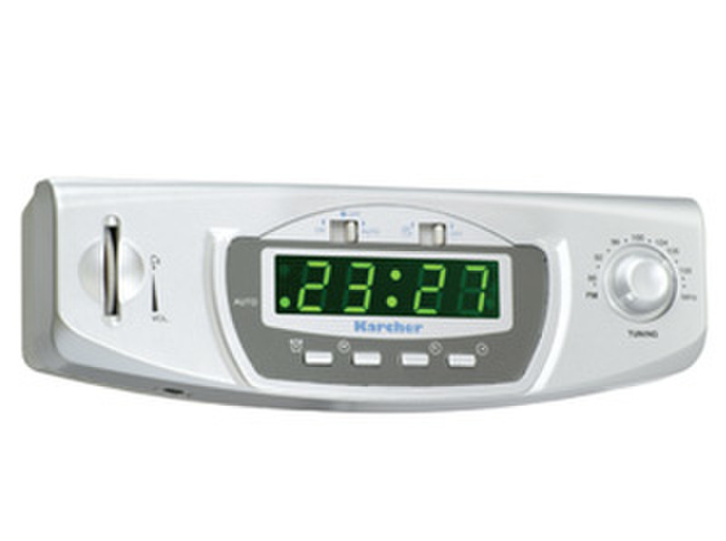 Kärcher RA 2020 Часы Цифровой Cеребряный радиоприемник