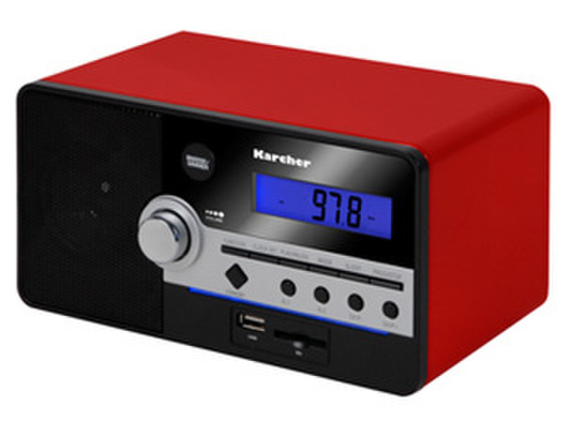 Kärcher RA 2250 Portable Analog Black,Red radio