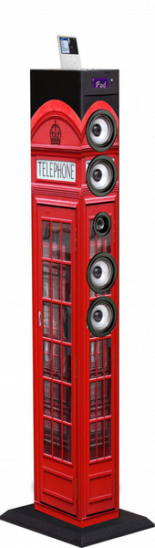 Bigben Interactive Sound Tower TW1 2.1channels Red docking speaker