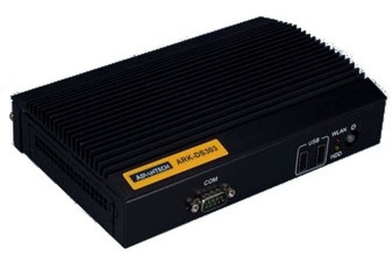 Advantech ARK-DS303F-S6A2E 1.6ГГц N270 1200г Черный