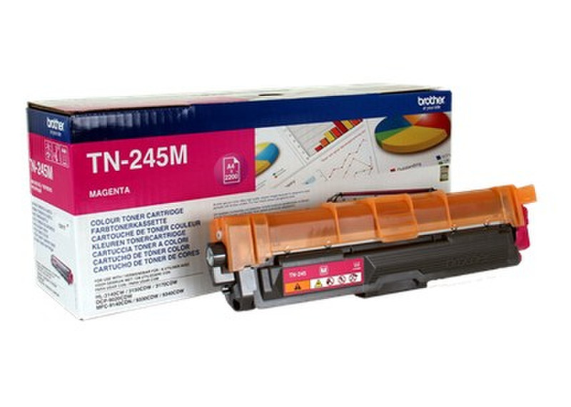 Brother TN-245M Cartridge 2200pages Magenta laser toner & cartridge