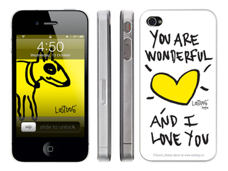 LostDog L02-00011-01 Cover Black,White mobile phone case