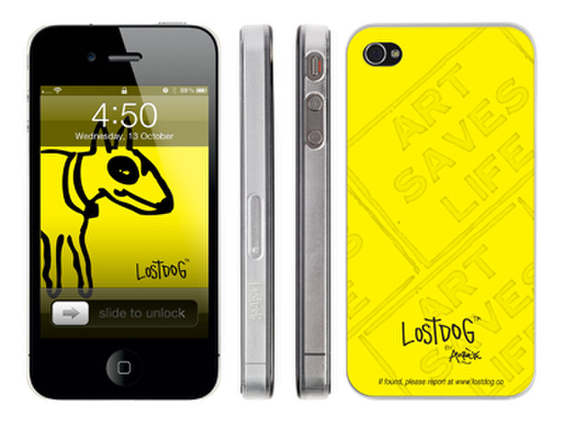 LostDog L02-00009-01 Черный, Желтый чехол для мобильного телефона