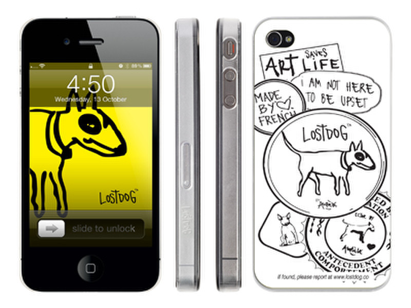 LostDog L02-00012-01 Black,White mobile phone case