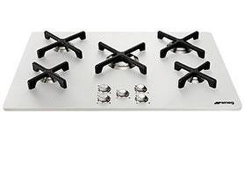 Smeg P755AB1 Built-in Gas Black,White hob